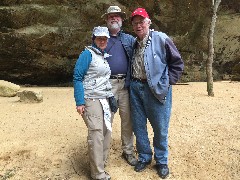 Ruth, Dan, David Dorrough; BT; Ash Cave; Logan, OH