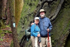 Ruth Bennett McDougal Dorrough; Dan Dorrough; BT; Hocking Hills SP; Grandma Gatewood Trail, OH