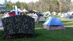 tent city; Camp Oty okwa, OH