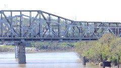 From the James A Roebling Suspension Brridge; Covington, KY