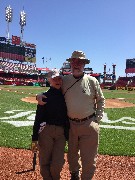 Ruth Bennett McDougal Dorrough; Dan Dorrough; Great American Ballpark; Cincinnati, OH