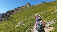 Ruth Bennett McDougal Dorrough; CDT; Highline Trail; Glacier National Park, MT