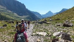 Ruth Bennett McDougal Dorrough; CDT; Highline Trail; Glacier National Park, MT