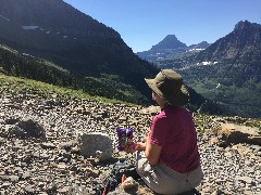 Ruth Bennett McDougal Dorrough; Montana; Glacier National Park