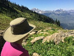 Ruth Bennett McDougal Dorrough; Montana; Glacier National Park