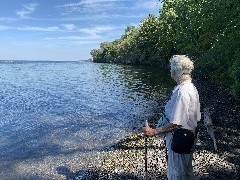 Ruth Bennett McDougal Dorrough; Bell Station on Cayuga Lake