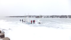 ice on Canandaigua Lake