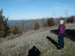 Bare Hill; Ruth Bennett McDougal Dorrough; Hiking Day Trips Canandaigua Lake PC