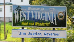 sign Welcome to West Virginia