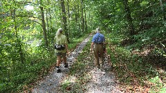 Judy Geisler; Ruth Bennett McDougal Dorrough; Greenbrier River Trail, WV