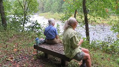 Ruth Bennett McDougal Dorrough; Judy Geisler; Greenbrier River Trail, WV