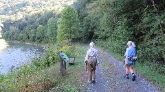 Judy Geisler; Ruth Bennett McDougal Dorrough; Greenbrier River Trail, WV