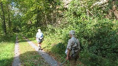 Judy Geisler; Ruth Bennett McDougal Dorrough; Greenbrier River Trail, WV