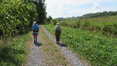 Judy Geisler; Ruth Bennett McDougal Dorrough; Greenbrier River Trail, WV