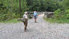 Ruth Bennett McDougal Dorrough; Judy Geisler; Greenbrier River Trail, WV