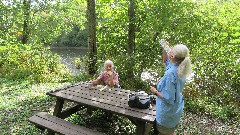 Ruth Bennett McDougal Dorrough; Judy Geisler; Greenbrier River Trail, WV