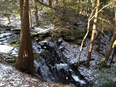 Hemlock Lake; Waterfall