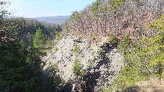 Hi-tor ravine/gully overlook, NY