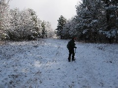 Ruth Bennett McDougal Dorrough; Hi-Tor; snow