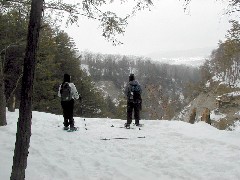 Ruth Bennett McDougal Dorrough; Lyn Jacobs; Hi-Tor snow