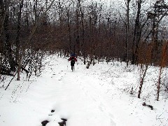 Lyn Jacobs; Hiking Day Trips Hi-Tor; snowshoeing