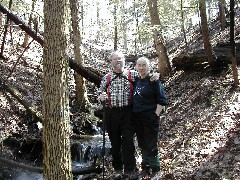 Dan Dorrough; Ruth Bennett McDougal Dorrough; Day Hi Hiking Tor Trips Hi-Tor