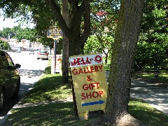 Hiking; Day Trips; Le Roy; Jell-o Gallery and gift shop sign