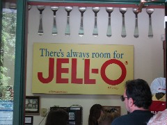 Hiking; Day Trips; Le Roy NY; Jell-o sign