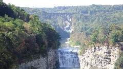 Letchworth Park; View of Upper Falls