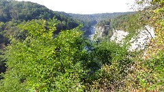 Letchworth Park; view of Upper Falls