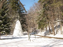 Hiking; Day Trips; Letchworth Park; snow ice; natural sculpture