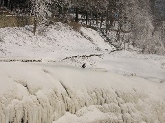 Hiking; Day Trips; Letchworth Park; frozen waterfalls