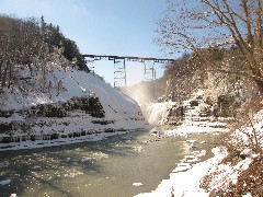 Hiking; Day Trips; Letchworth Park Gorge; reailroad trestle