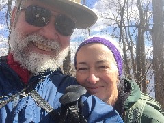 Dan, Ruth Bennett McDougal Dorrough; Mendon Ponds; selfie