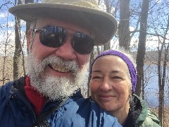 Dan, Ruth Bennett McDougal Dorrough; Mendon Ponds; selfie