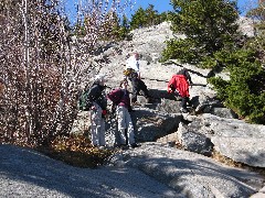 Ruth Bennett McDougal Dorrough; Katherine (Kat) McDougal Wheeler McCandless; White Dot Trail Monadnock Mountain NH