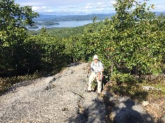 Ruth Bennett McDougal Dorrough; Mount Major Hiking Trail; Alton Bay, NH