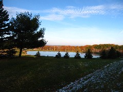 Ontario County Park Day Hiking Trips; The pond