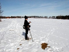 Lyn Jacobs; Hiking Day Trips Ontario County Park; snow shoeing