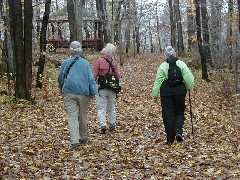 Jean Bubb; Lyn Jacobs; Ruth Bennett McDougal Dorrough; Hiking Day Trips Ontario County Park