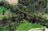 Ontario Pathways; bridge from air