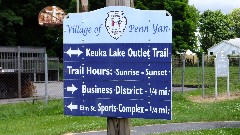 sign Village of Penn Yan
Keuka Outlet Trail