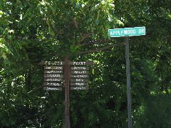 Seneca Point sign