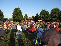 DixieKats performance; Taughannock Falls State Park