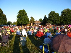 DixieKats performance; Taughannock Falls State Park