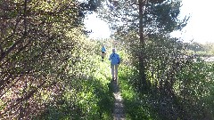 Ruth Bennett McDougal Dorrough; Jean Bub; Victor; Apple Orchard Trail