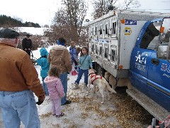 Native American Winter Games; Sled Dogs; Ganandogan