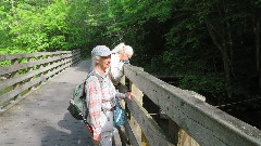 Ruth Bennett McDougal Dorrough; Judy Geisler; Virginia Creeper Trail, VA