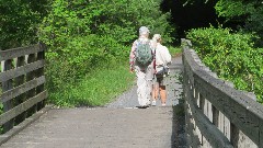 Ruth Bennett McDougal Dorrough; Judy Geisler; Virginia Creeper Trail, VA