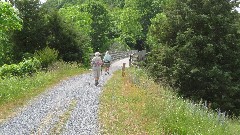Ruth Bennett McDougal Dorrough; Judy Geisler; Virginia Creeper Trail, VA